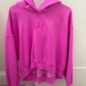 Gap VintageSoft Crop Logo Hoodie